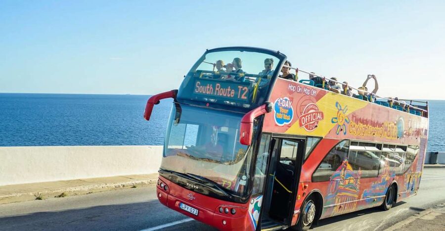 Malta: City Sightseeing HOHO Bus Tour & Optional Boat Tour - Key points to know before you board