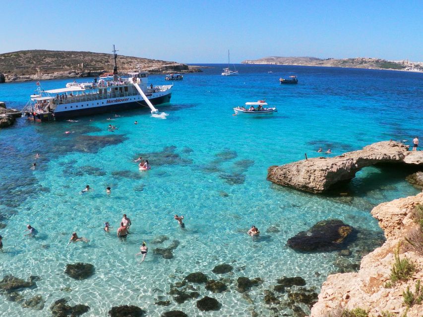 Malta: Comino, Blue Lagoon, Crystal Lagoon & Caves Cruise - Four and a half hours at the Blue Lagoon