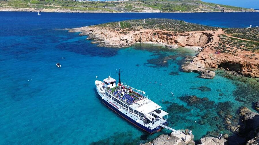 Malta: Comino, Blue Lagoon, Crystal Lagoon & Caves Cruise - What the $34 price really gives you