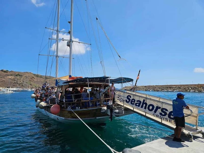 Malta: Comino, Blue Lagoon, + Sea Caves Day Trip - Gozo Harbour and a ten-minute village stop