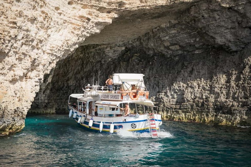 Malta: Comino, Gozo, Blue & Crystal Lagoon, and Caves Cruise - Blue Lagoon offers the longest swim
