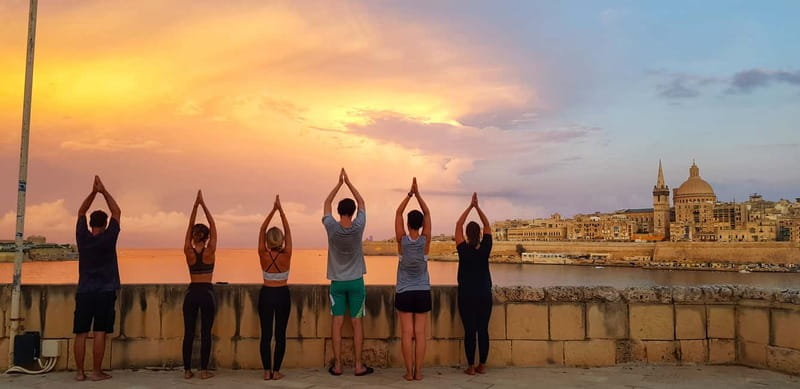 Malta: Game of Thrones Location Yoga Class - The Sea Swim After Class