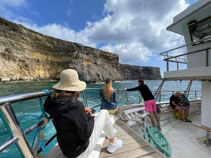 Malta: Gozo Comino and Blue Lagoon Boat Tour with Swim Stop - Three hours on Gozo, with a choice to make