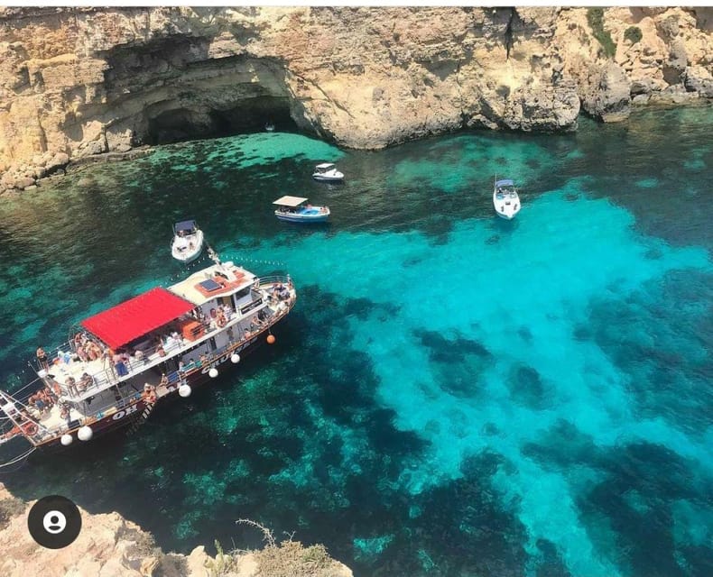 Malta: Gozo Comino and Blue Lagoon Boat Tour with Swim Stop - Crystal Lagoon, Elephant Head Rock, and Santa Maria Caves