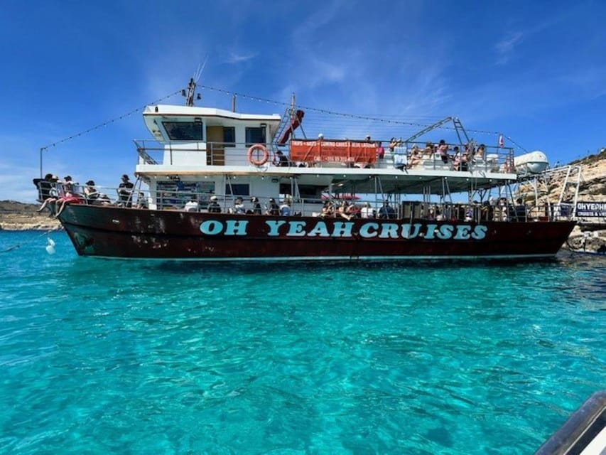 Malta: Gozo Comino and Blue Lagoon Boat Tour with Swim Stop - Starting at Mellieħa Bay near the Starbucks