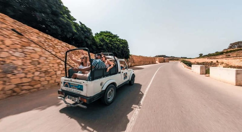 Malta: Gozo Full-Day Jeep with Lunch and Boat Transfers - Qala Belvedere and the first Gozo views