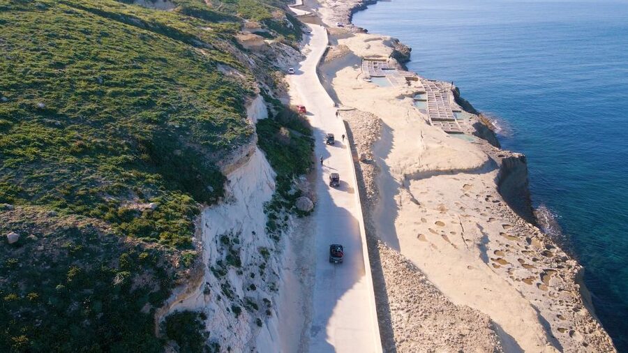 Malta: Gozo Private Chauffeured E-Jeep Tour with Ferry - Sanap Cliffs, salt pans, and the island’s open spaces