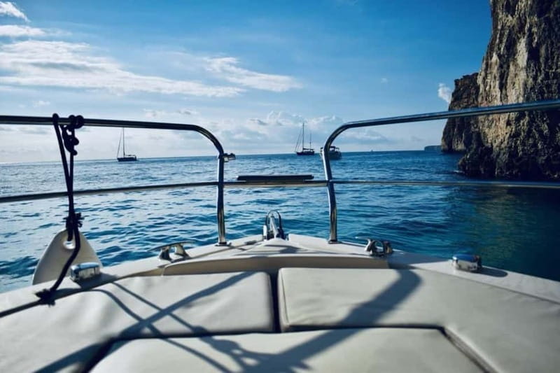 Malta: Private Boat Cruise with Caves, Beaches & Swim Stops - Leaving from Cirkewwa behind the café
