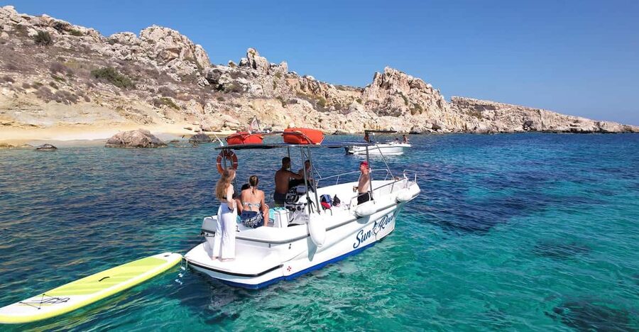 Malta: Private Boat Trip to Comino, Blue Lagoon & Gozo - Crystal Lagoon: an early swim stop