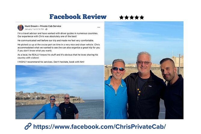 Malta Private Full-Day Customizable Tour - Starting among Birgu, Cospicua, and Senglea