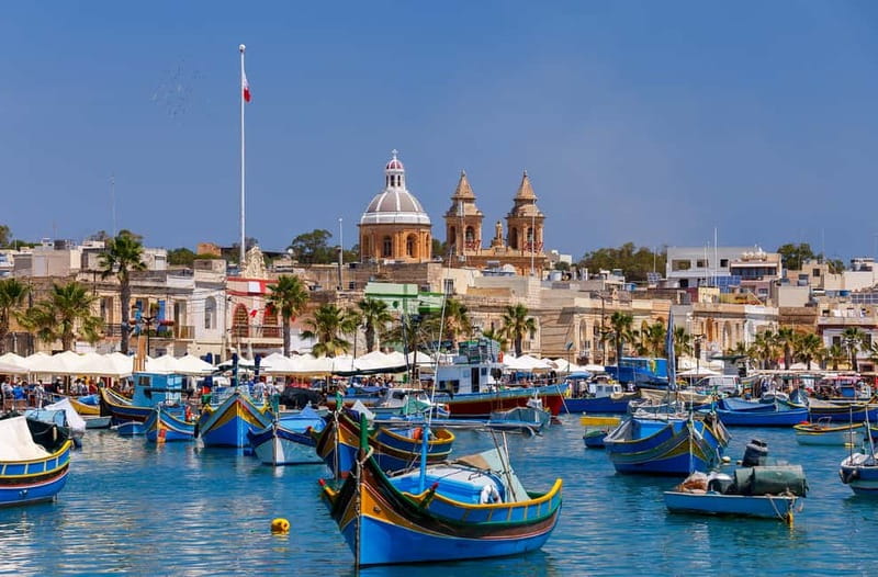 Malta: Private Full-Day Sightseeing Tour - Marsaxlokk and the colorful luzzu boats