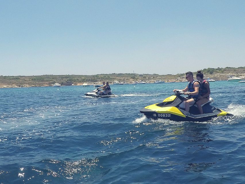 Malta: Private Jet Ski Experience - Returning through St Thomas Bay