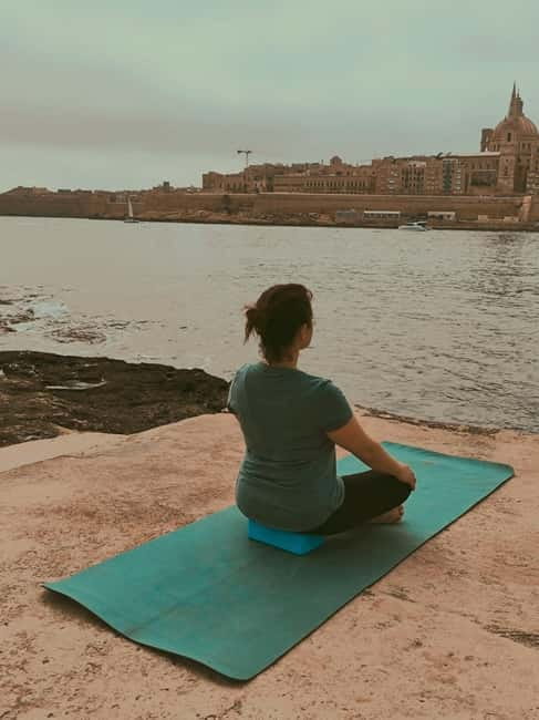Malta: Private Yoga class close the Sea - The opening minutes: centering, breath, and mantras