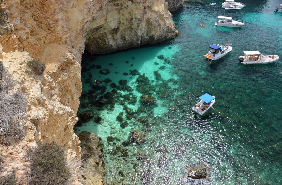 Malta: Roundtrip Ferry to Comino Blue Lagoon w/Gozo Option - The 20-Minute Ride Along Malta’s Northern Coast