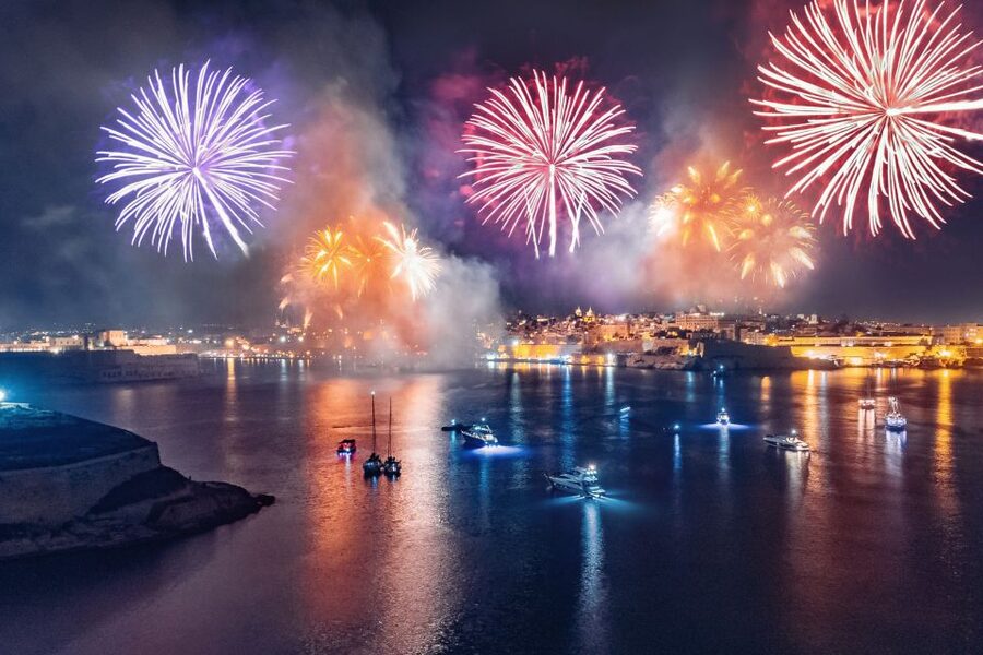 Malta: Valletta, Sliema, Bugibba Fireworks Festival Cruise - The coastal route through St Julians and Sliema