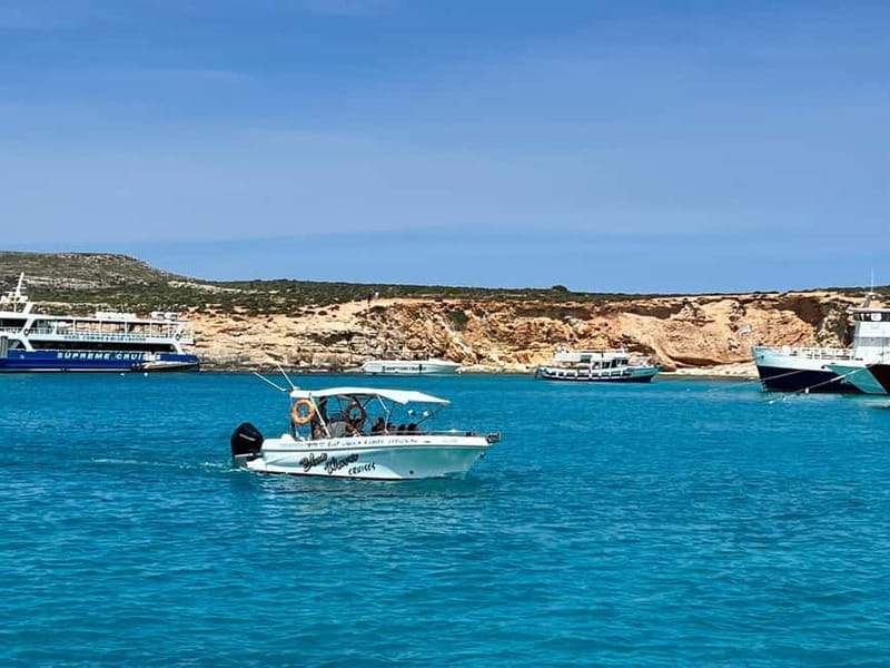 Mellieha: 1:00pm Speedboat round Comino Caves 2h Blue Lagoon - Key points to know before booking