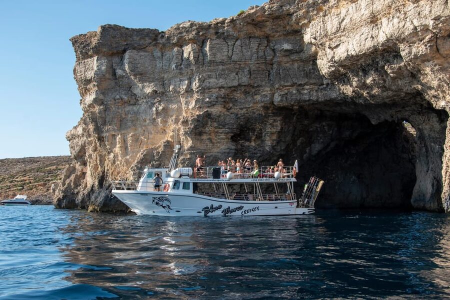 Mellieha: Comino, Crystal & Blue Lagoon 2 Bay Evening Cruise - Crystal Lagoon gives you the best first swim