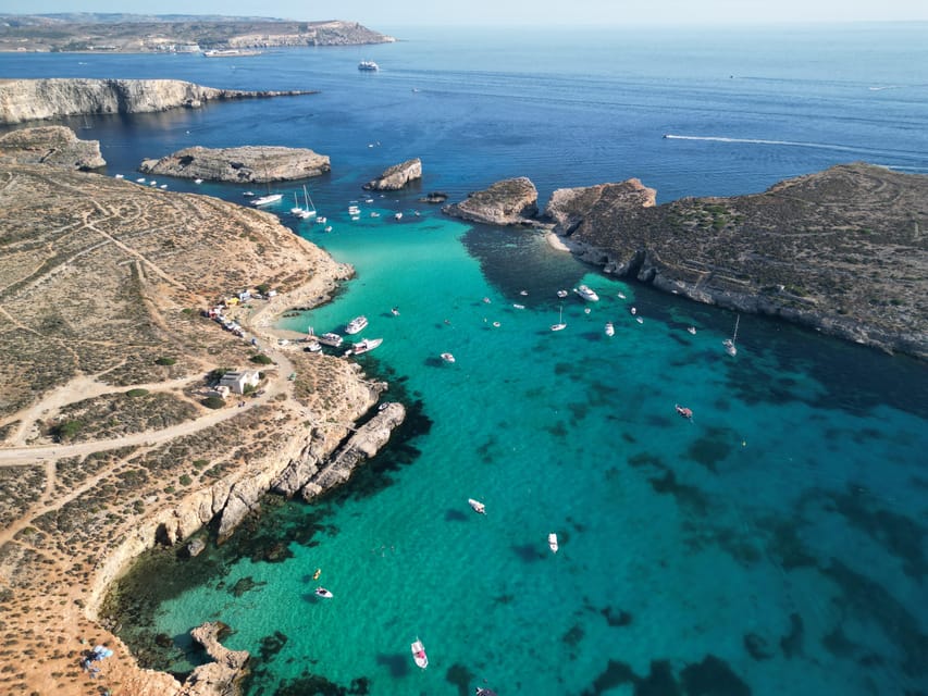 Mellieha: Comino, Crystal & Blue Lagoon 2 Bay Evening Cruise - Blue Lagoon offers more time, but less beach