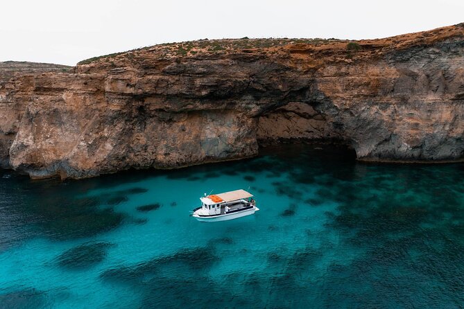 Mellieha: Gozo, Comino, Sea Caves, and Blue Lagoon Cruise - From Mellieha to Crystal Lagoon
