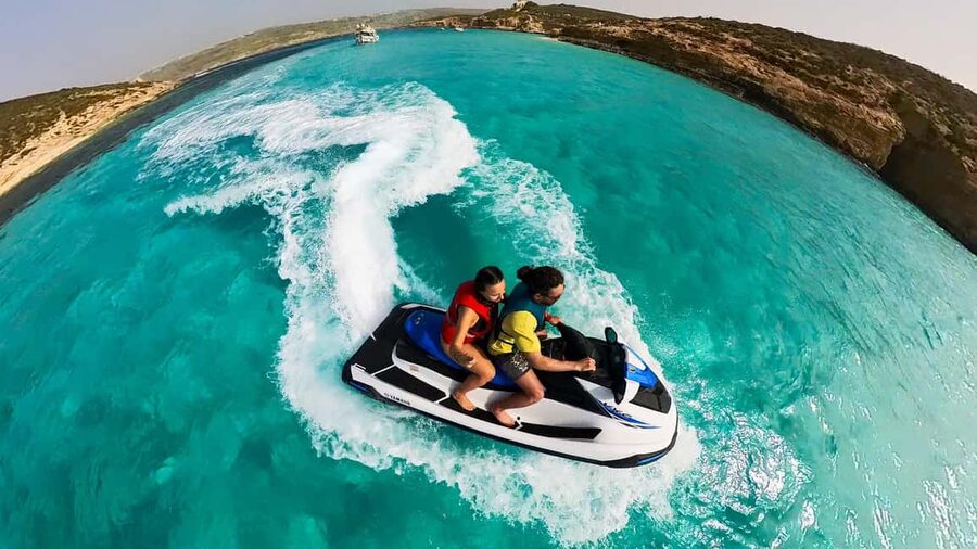 Mellieha: Jet Ski Rental - Starting beside the Cirkewwa Cafe