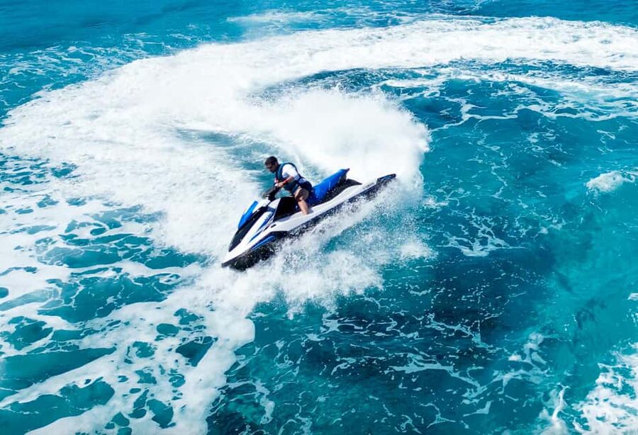 Mellieha: Jet Ski Rental - Getting onto the 2024 jet ski