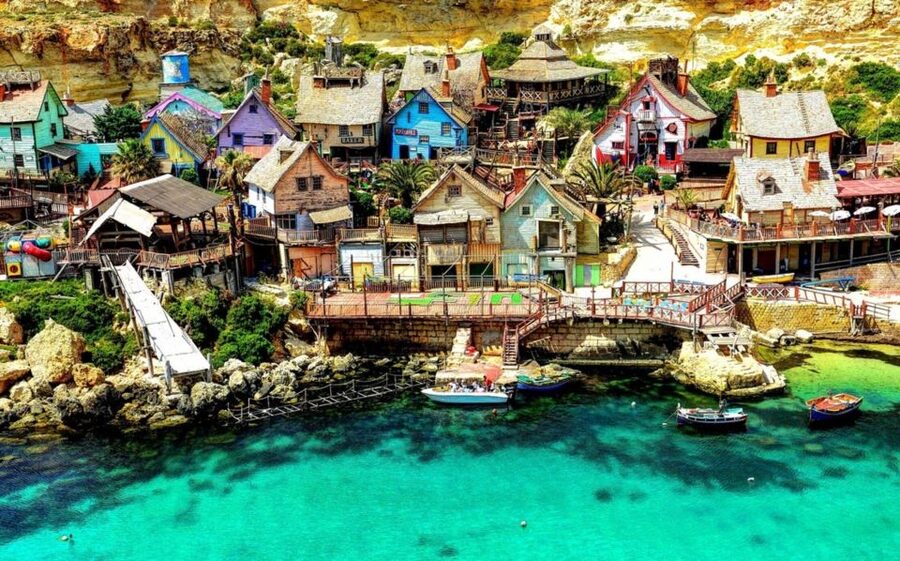 Mellieha: Popeye Village with Optional Private Transfers - Meeting Popeye, Olive Oyl, and Captain Bluto