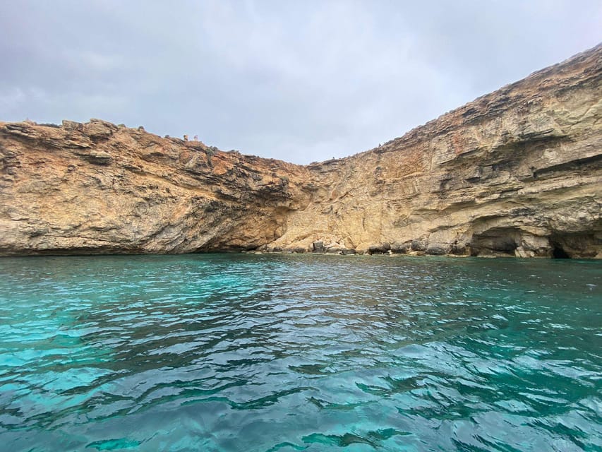 Mellieha: Speedboat Trip Round Comino Caves 2h @ Blue Lagoon - Crystal Lagoon on the Way Back