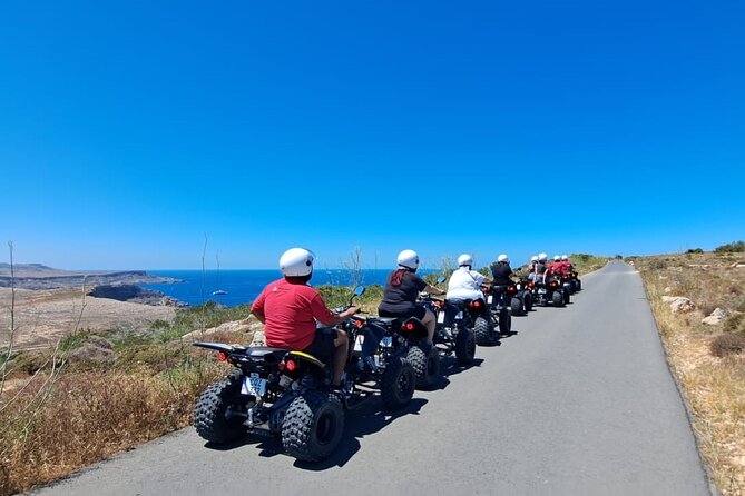 North Malta Quad Bike Tour with Land or Sea Views and Swimming - What riding the quad is really like