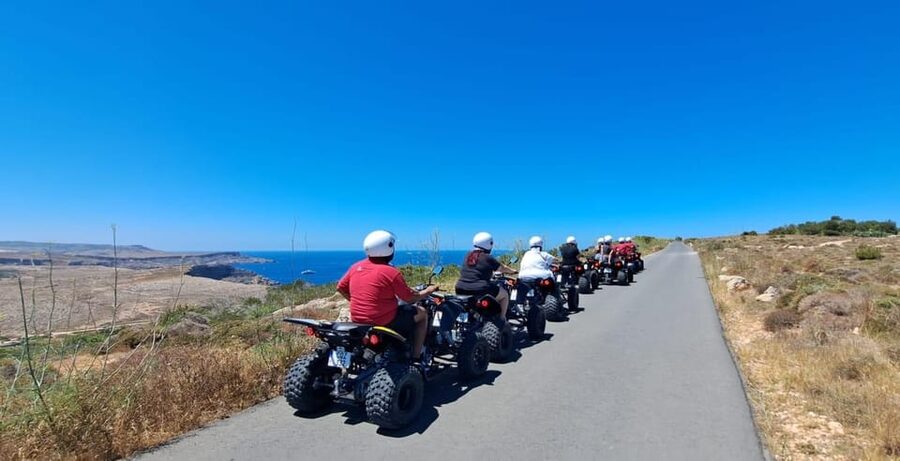 North Malta: Quad Bike Tour with Scenic Land, Sea & Swimming - Selmun and Fort Campbell: a strong start