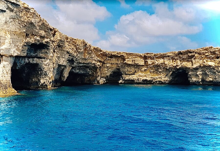 Party Prowl: Crystal Lagoon, Gozo, Santa Maria Caves, Malta - Crystal Lagoon and snorkeling stops