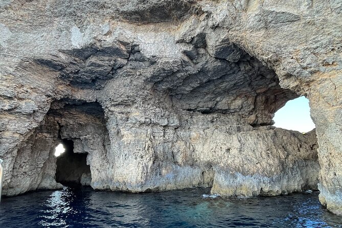 Private Boat Charter Blue Lagoon Crystal Lagoon and Comino - Stop two: Crystal Lagoon and the caves