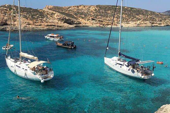 Private Boat Charter to Comino Blue Lagoon - Crystal Lagoon and quieter bays