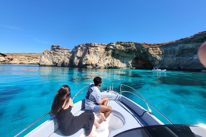 Private Boat Tour at Comino's Blue Lagoon and Crystal Lagoon - Comino’s coves, cliffs, and small islands