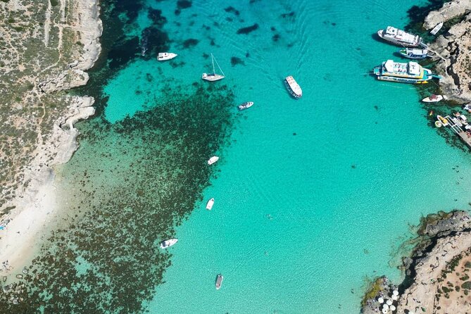 Private Boat Tour at Comino's Blue Lagoon and Crystal Lagoon - Cominotto and Cominotto Reef