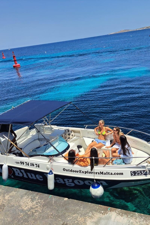 Private Boat Tour: Discover Comino's Blue and Crystal Lagoon - Crystal Lagoon: the best swimming balance