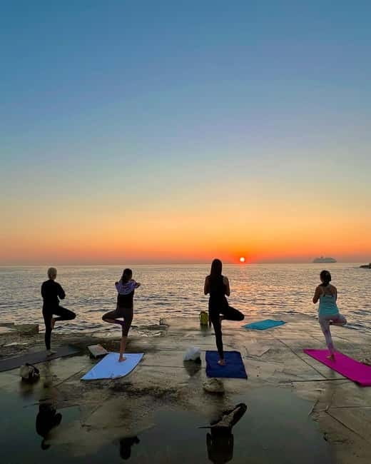 Sliema: Beach Yoga Class with Swimming - Starting at Sliema Chalet by the Sea