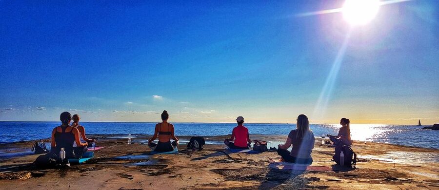 Sliema: Beach Yoga Class with Swimming - Relaxation, Meditation, and a Calm Finish