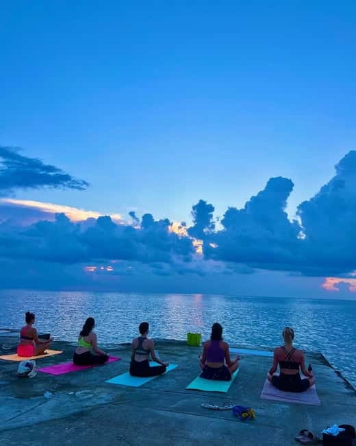 Sliema: Beach Yoga Class with Swimming - The First Minutes: Focused Breathing