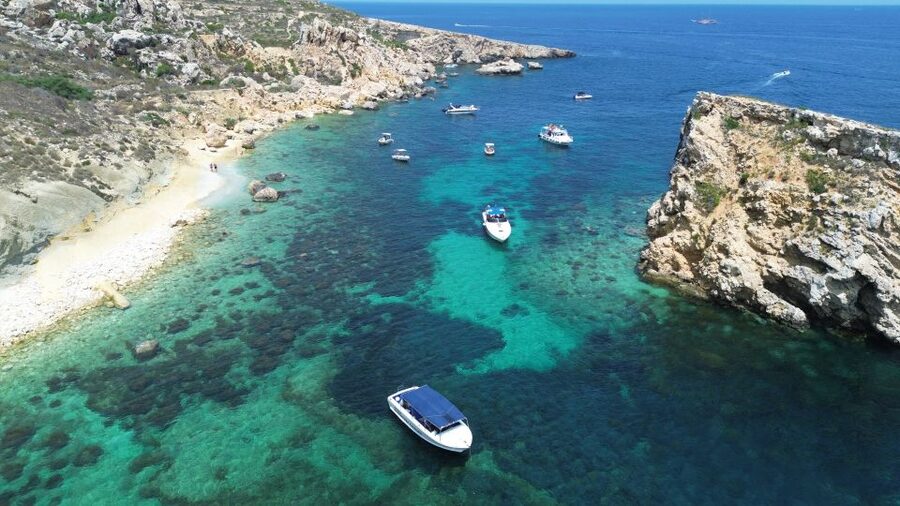 Sliema: Boat Trip to Comino Blue Lagoon, Gozo, and Caves - Gozo and Ħalfa Rock for another swim