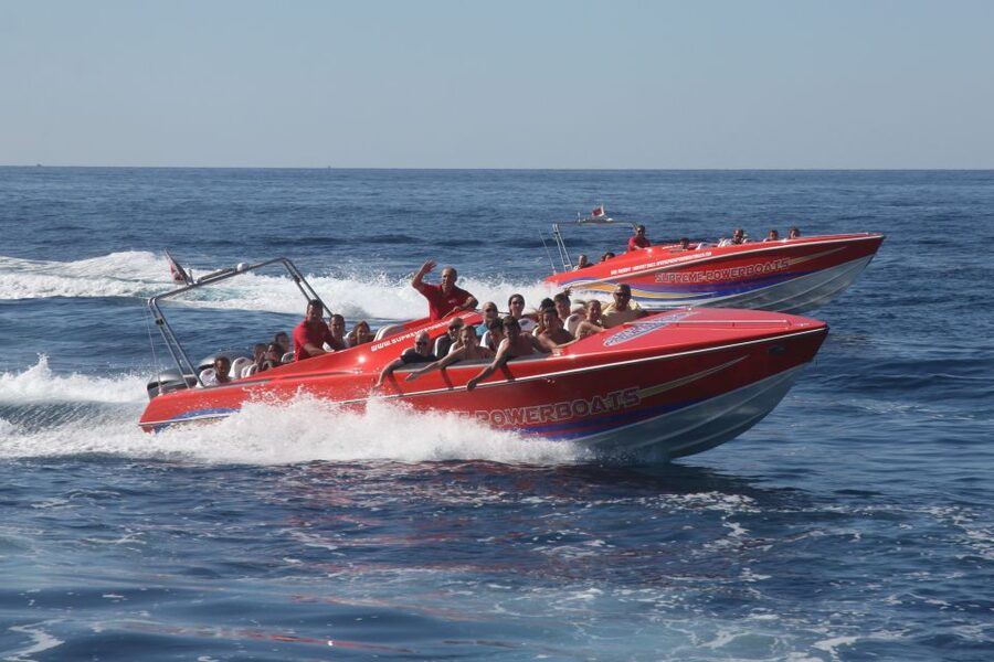 Sliema: Comino Blue Lagoon Powerboat Tour with Comino Caves - Santa Maria Caves and Comino’s rocky coast