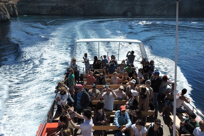 Sliema Cruise to Gozo, Comino and Blue Lagoon in Beautiful Malta - The cruise past Malta’s northern coast