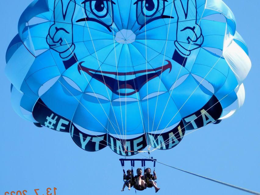 St. Julian's: Parasailing in Malta with Photos and Videos - Complimentary photos and video
