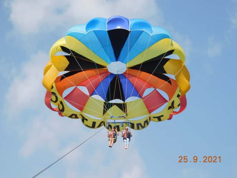 St. Julians: Go & Fun Parasailing with Free Photos & Videos - The boat ride before the flight