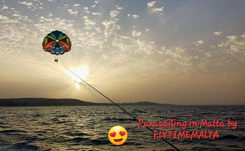 St. Julians: Go & Fun Parasailing with Free Photos & Videos - Free photos and videos sent the same day