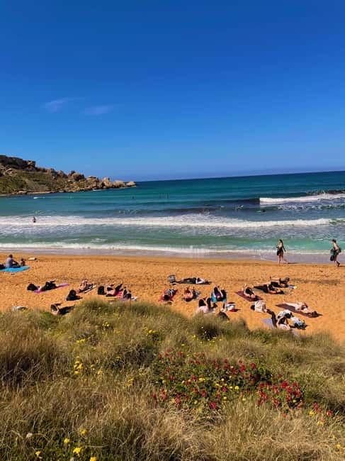 Sunday: Ghajn Tuffieha (Riviera) Beach Yoga Class - The natural rhythm of movement, breathing, and rest