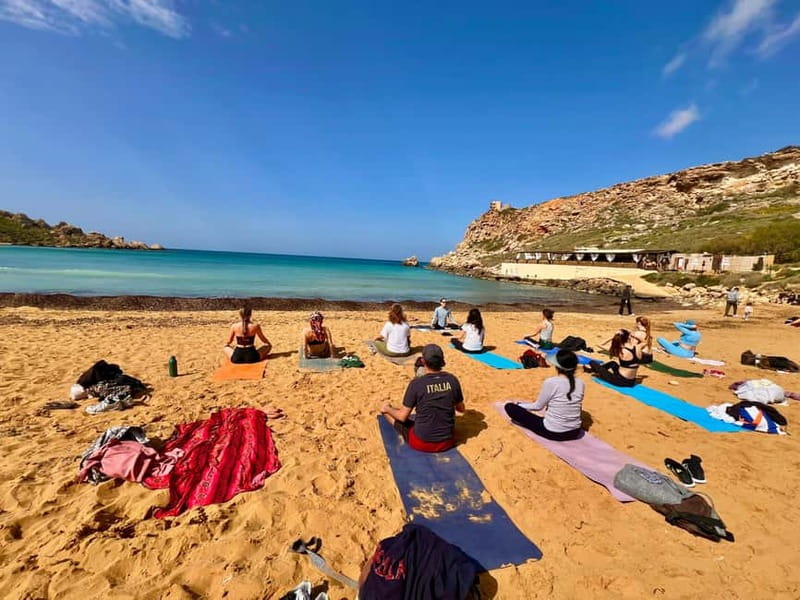 Sunday: Ghajn Tuffieha (Riviera) Beach Yoga Class - The strongest praise: location and teacher