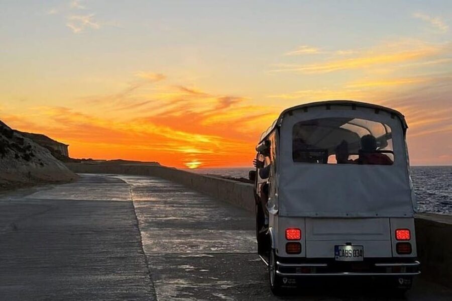 Sunset Tuk Tuk Tour in Gozo & Blue Lagoon (Comino) - Gozo by tuk tuk, with the sea always nearby
