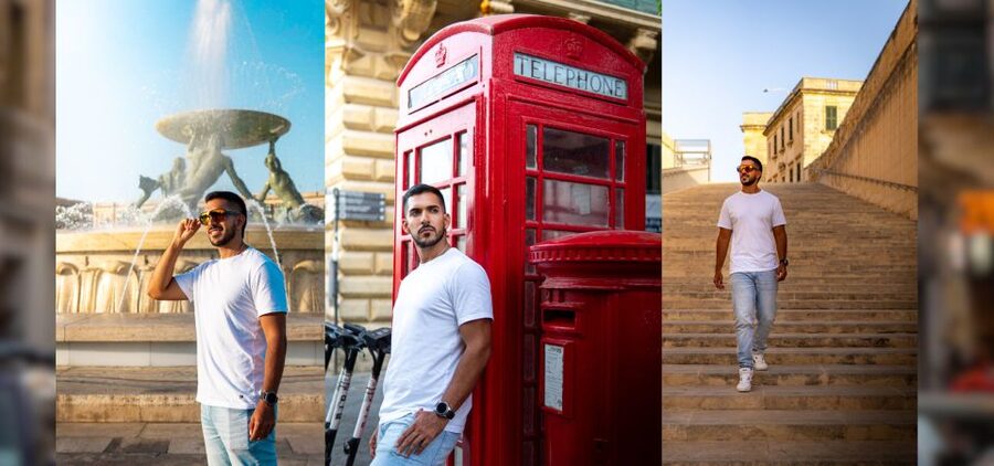 The best photo session in Malta - What happens during the one-hour session