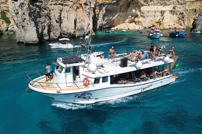 Three Bay Cruise Including Blue Lagoon from Mellieha - Crystal Lagoon and its sea caves