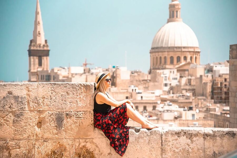 Valletta: Guided Walking Tour with Optional Cathedral Tour - Walking Valletta’s honey-colored streets